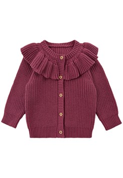 The New Olly Collar cardigan - Marron